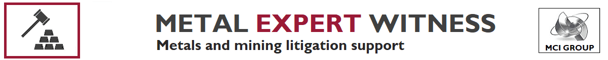 Metal Expert Witness - Global Mining & Metals Industry Legal Consultants